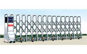 東方香榭里伸縮門案例 - 中出網(wǎng)-智能出入口與停車充電門戶