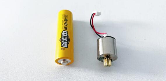 空心杯電機(jī)橫切面直徑與5號(hào)電池基本一致