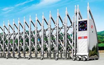 電動(dòng)伸縮門(mén) - 忠誠(chéng)衛(wèi)士-A不銹鋼電動(dòng)門(mén)