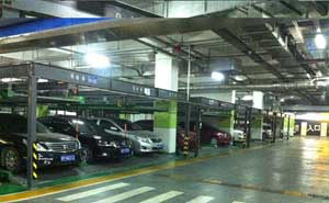 陜西銀池道拉斯財(cái)富中心立體車庫(kù)案例