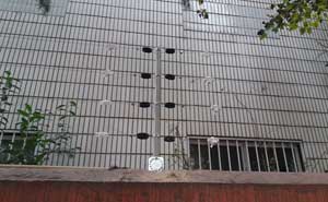 西安武警工程大學(xué)電子圍欄周界防盜案例