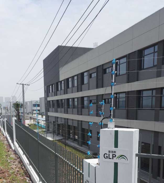 普洛斯重慶東港物流園脈沖電子圍欄案例 - 中出網(wǎng)-智能出入口與停車充電門戶