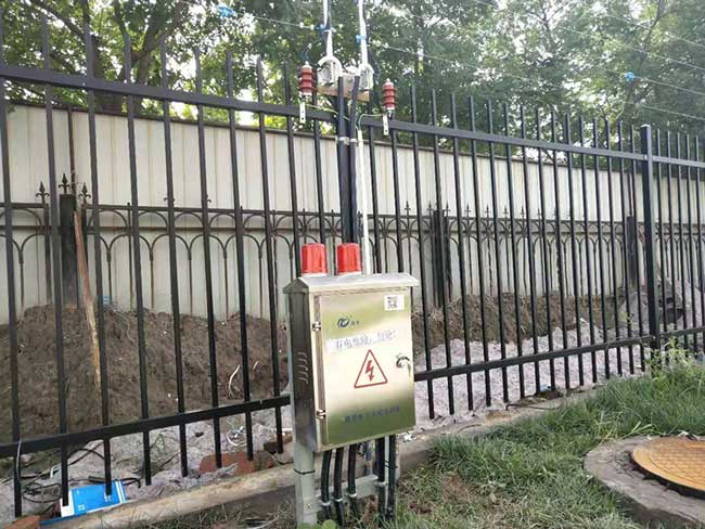 中外運(yùn)天津空港綜合物流基地(脈沖圍欄案例) - 中出網(wǎng)-智能出入口與停車充電門戶