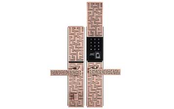 指紋鎖6605-紅古銅