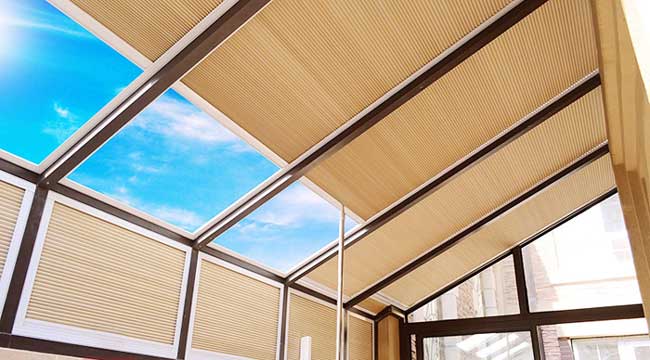 電動蜂巢簾-電動窗簾系列