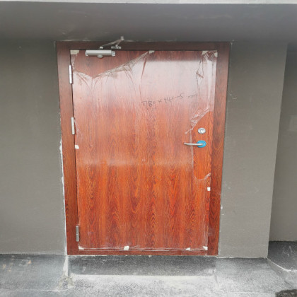 仿木紋鋼質(zhì)防火門