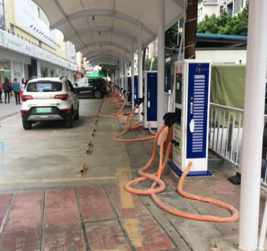 廣州盈熙商貿(mào)中心充電樁案例 - 中出網(wǎng)-智能出入口與停車充電門戶
