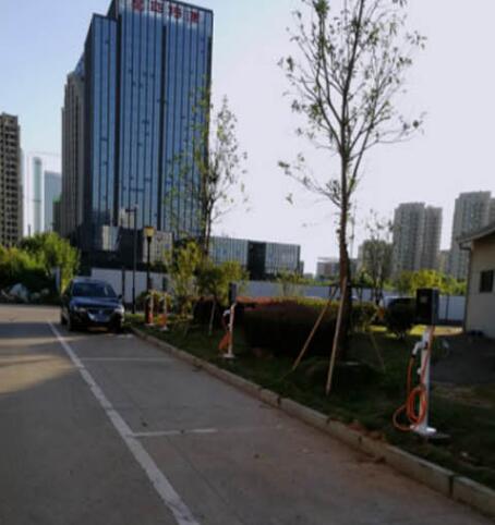 南昌國防科技大廈充電樁案例 - 中出網(wǎng)-智能出入口與停車充電門戶