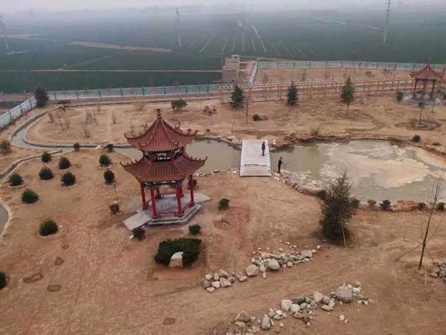 夏津縣頤養(yǎng)院涼亭案例 - 中出網(wǎng)-智能出入口與停車充電門戶