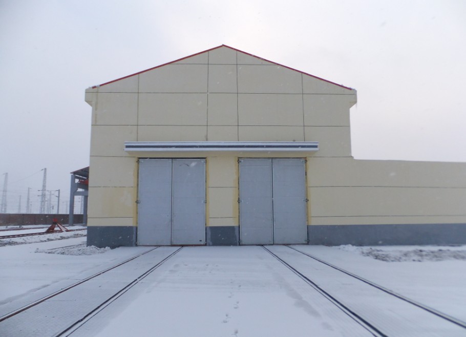 哈西動(dòng)車組火車頭車庫門案例 - 中出網(wǎng)-智能出入口與停車充電門戶