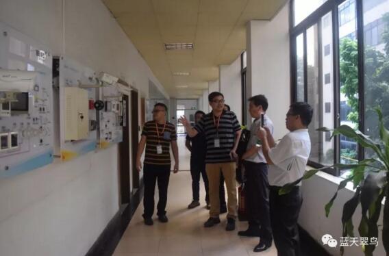 熱烈歡迎中盈地產(chǎn)集團(tuán)到訪考察藍(lán)天科技公司