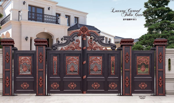 感恩創(chuàng)美?世紀(jì)城選擇了畢節(jié)出安智能鋁藝大門(mén)