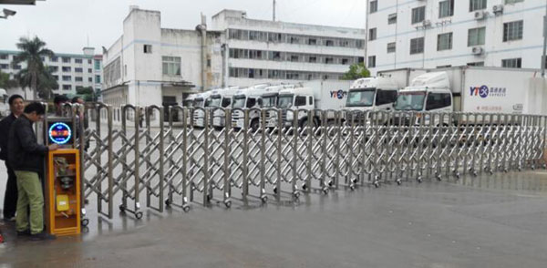 喜迎南寧出安智能電動伸縮門進(jìn)駐南寧圓通速遞廣西總部基地