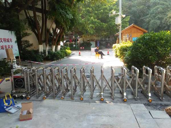 熱烈祝賀淮北出安智能伸縮門進駐淮北國家礦山公園